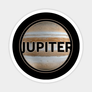 Planet Jupiter with lettering gift space idea Magnet